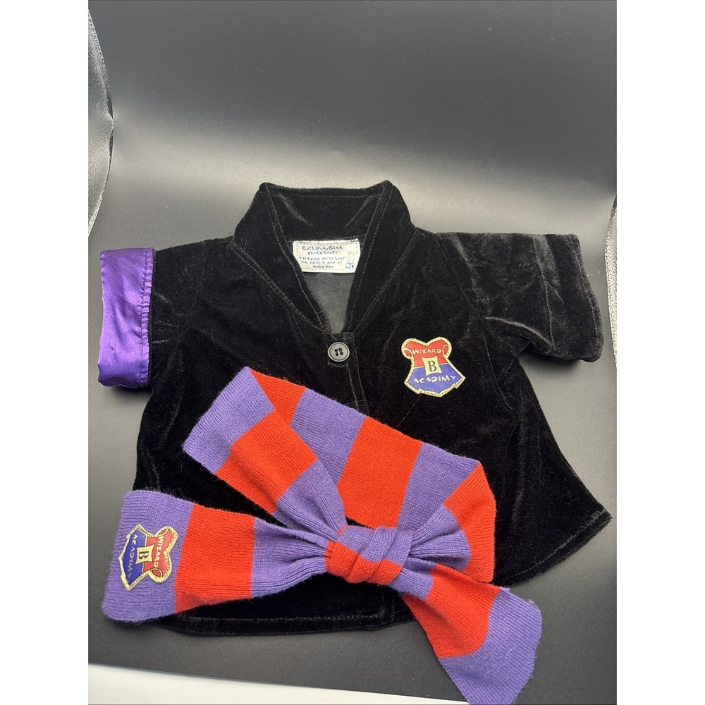 Build-A-Bear‎ Wizard Academy Coat Scarf ~ A Magical Set